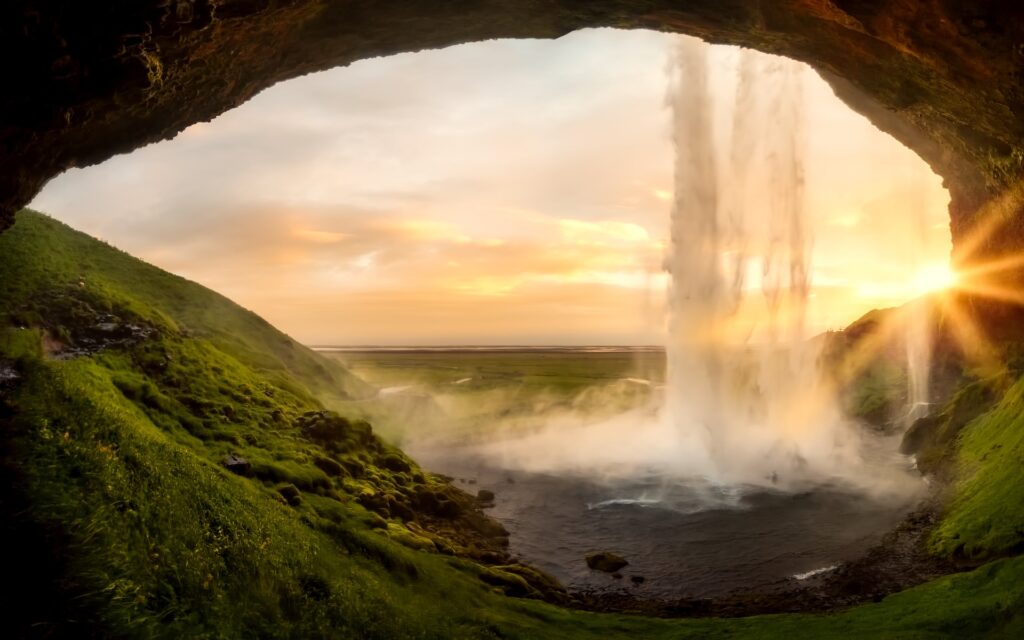 Une cascade en Islande